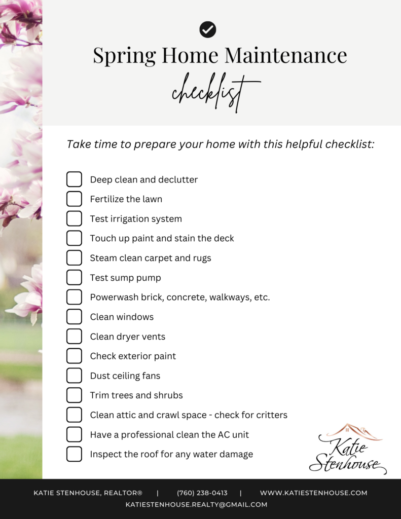 Spring Checklist